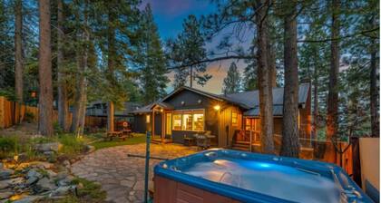 Experience luxury at The Bear Den in Tahoe City, a spacious 4-bedroom retreat with hot tub