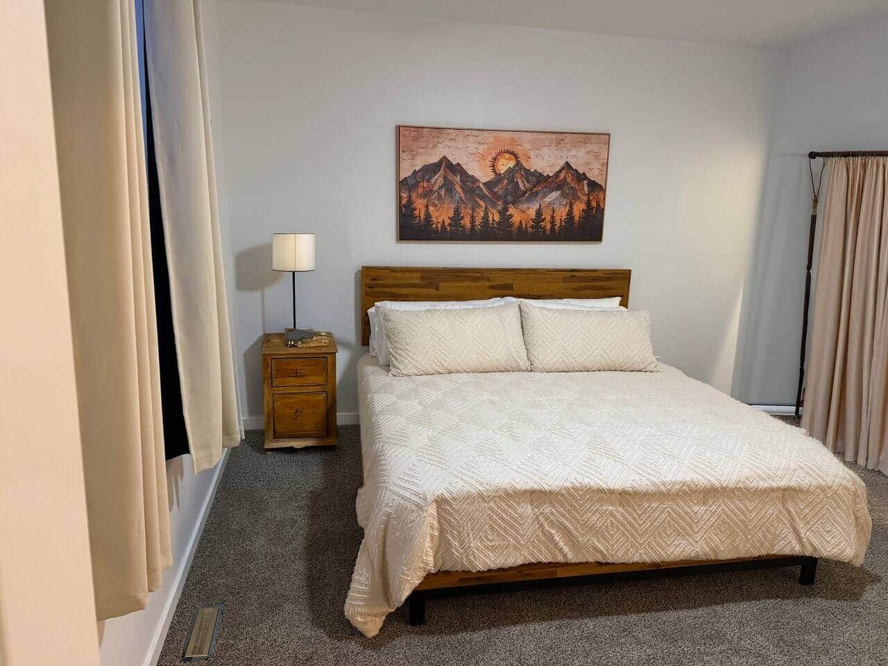 1 makuuhuone, silitysrauta/-lauta, Wi-Fi, vuodevaatteet