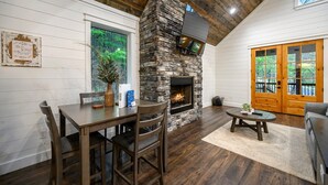 Dining - Private Creek Cabin with Hot Tub, Bunk Room and Game Room (Broken Bow)