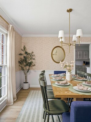 Dining - Family Fun Retreat w/ Hot Tub, Game Room & Fire Pit • Near Fort Moore (Columbus)