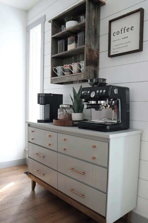 Interior - Woodland Retreat | Espresso Maker | Games Room (Calgary)