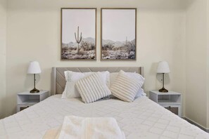 1 غرفة نوم وواي فاي وملاءات أسرّة