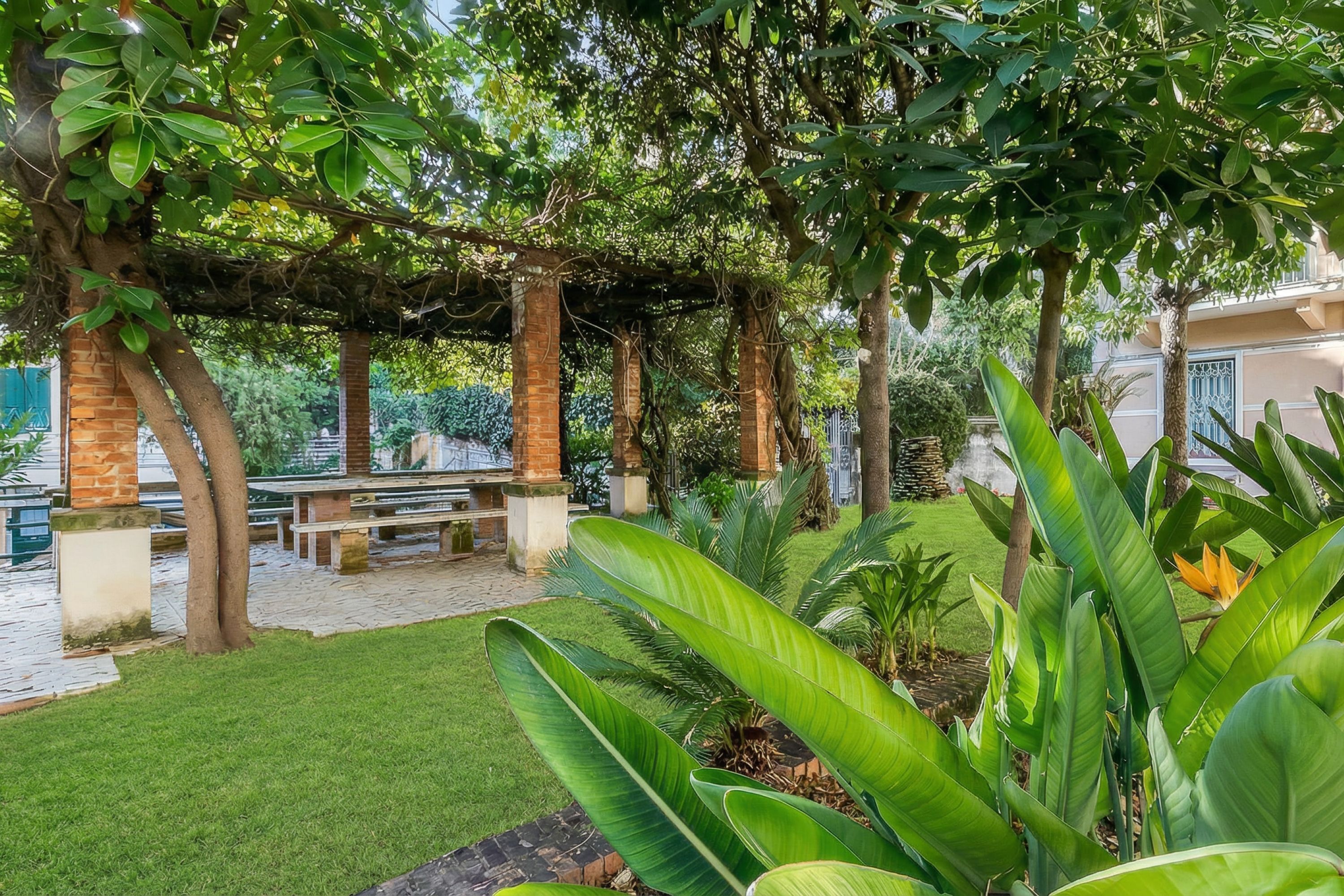 Standard-Apartment, Mehrere Schlafzimmer (Appartamento Villa Mary) | Speisen im Freien