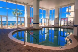 Indoor pool, outdoor pool - Second floor skip the elevator! (Panama City Beach)