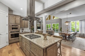 Microwave, oven, stovetop, dishwasher - Stunning Home on Norris Lake- Custom Inground Pool and Dock Access! Book now! (Caryville)