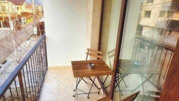 Estúdio luxo, sacada, vista para a cidade | Terraço/pátio