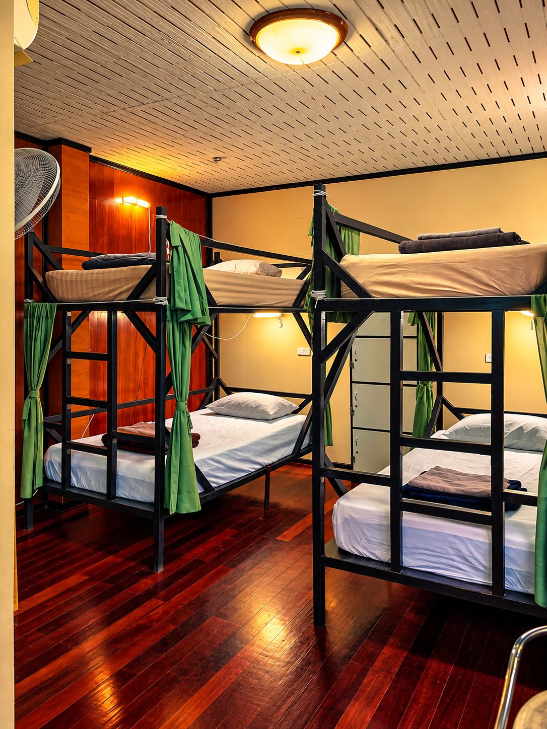 Deluxe Shared Dormitory, Patio, Garden View | In-room safe, WiFi (free), bed sheets