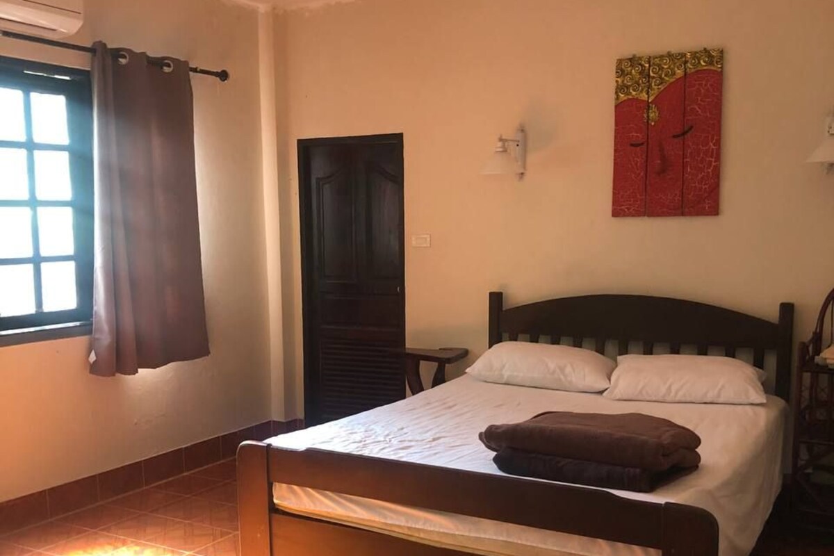 Deluxe Double Room, Patio | In-room safe, WiFi (free), bed sheets