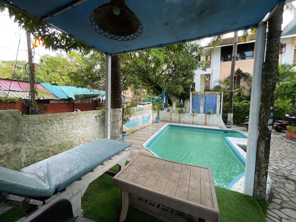 Outdoor pool, open 10:00 AM to 8:00 PM, pool loungers