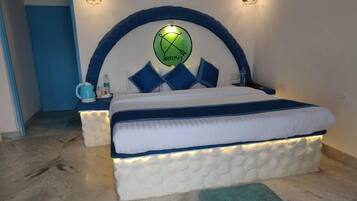 In-room safe, blackout curtains, iron/ironing board