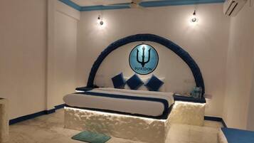 In-room safe, blackout curtains, iron/ironing board