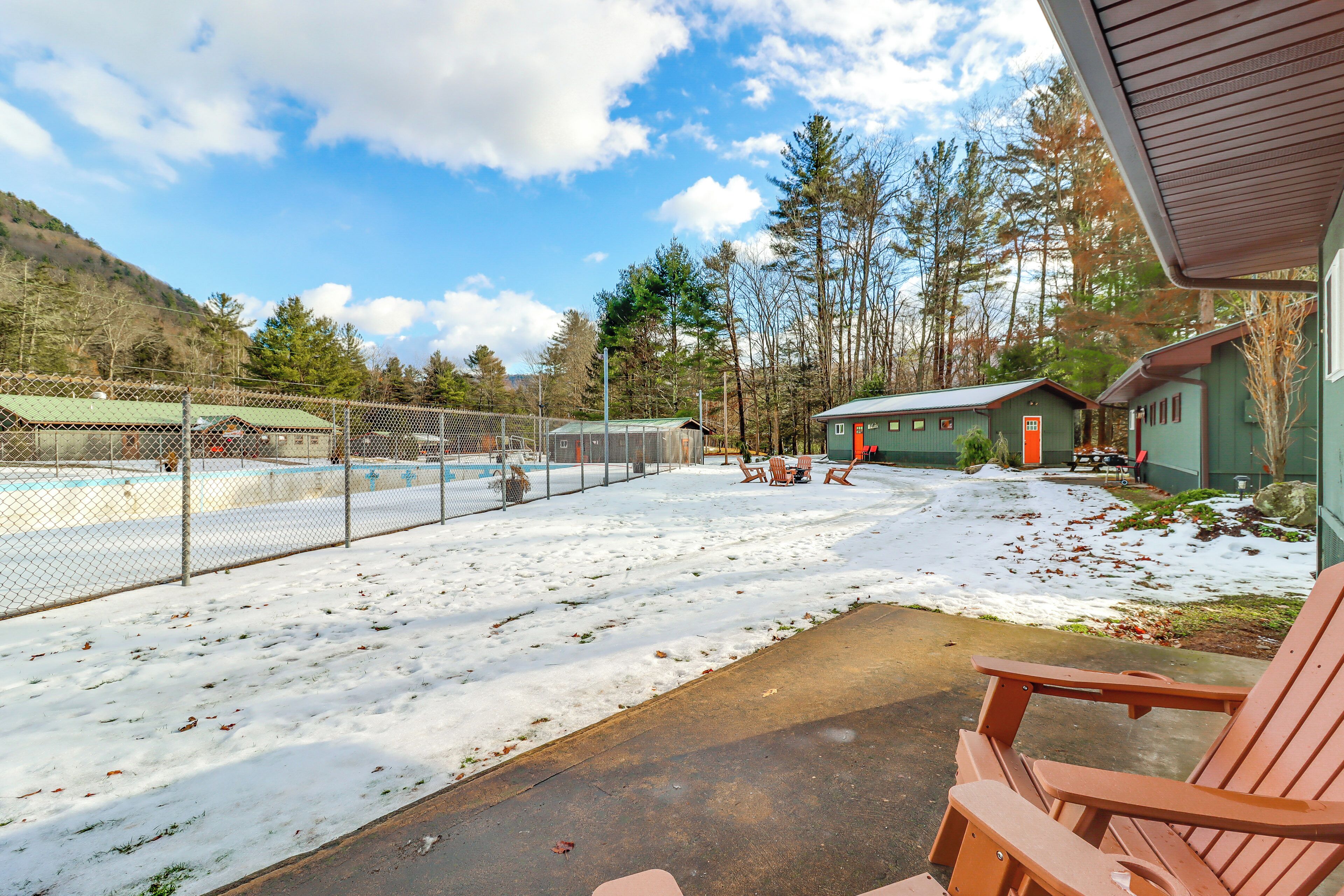 Enceinte de l’hébergement