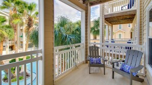 Terrace/patio - Walk to Beach & Dining: Corpus Christi Townhome (Corpus Christi)
