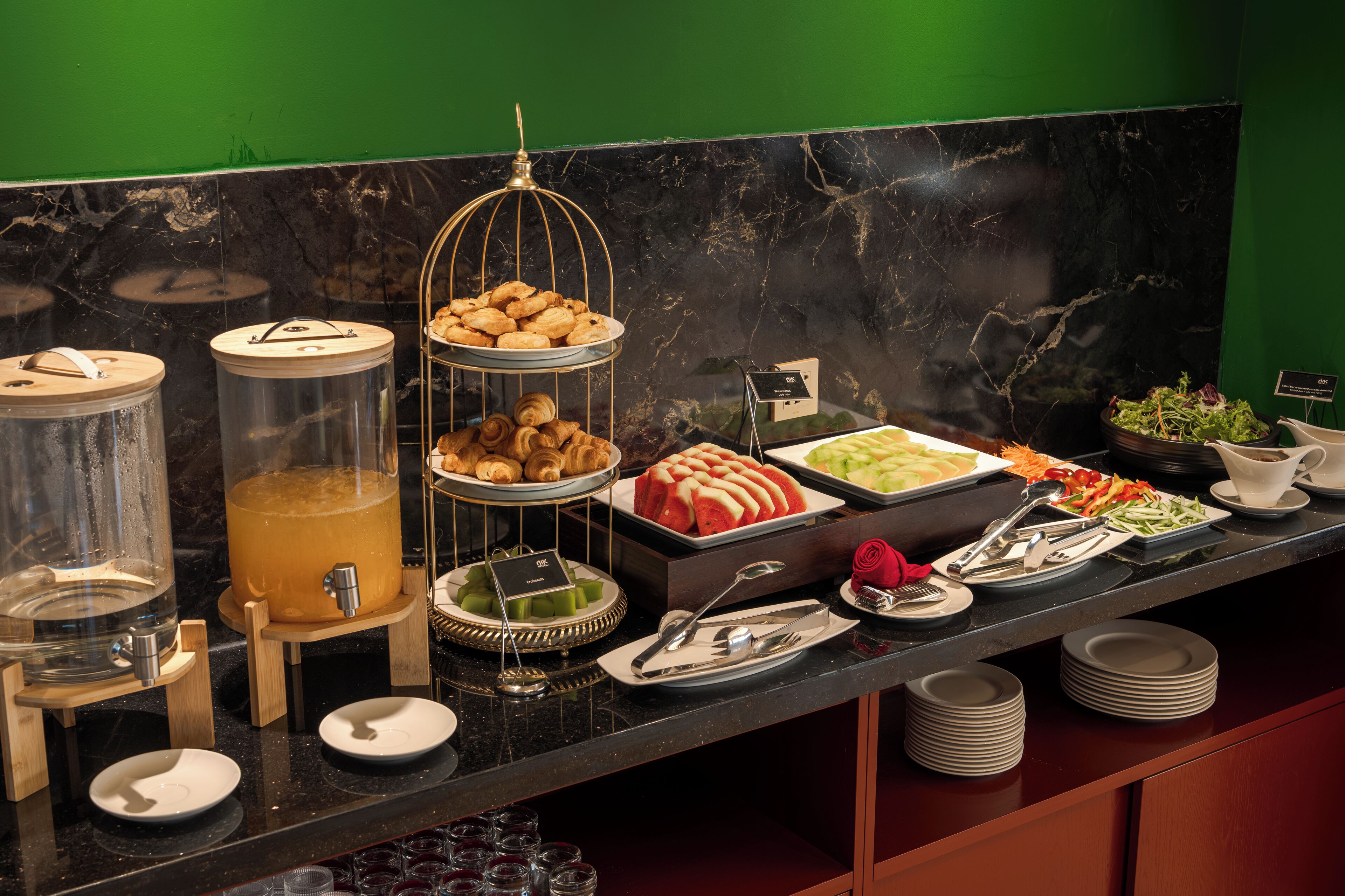 Gratis frukostbuffé varje dag 