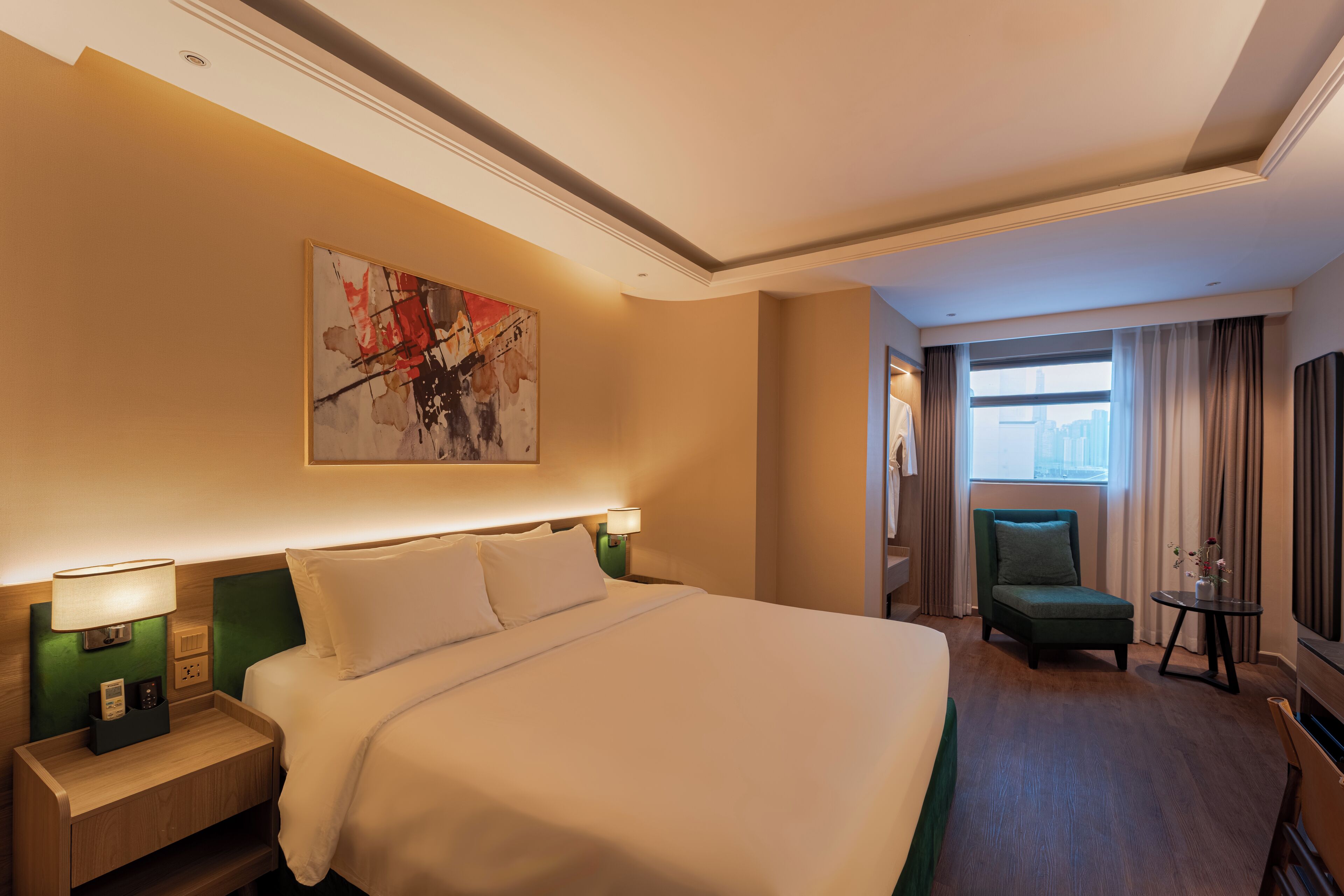 Premier-Doppelzimmer | Blick auf die Stadt