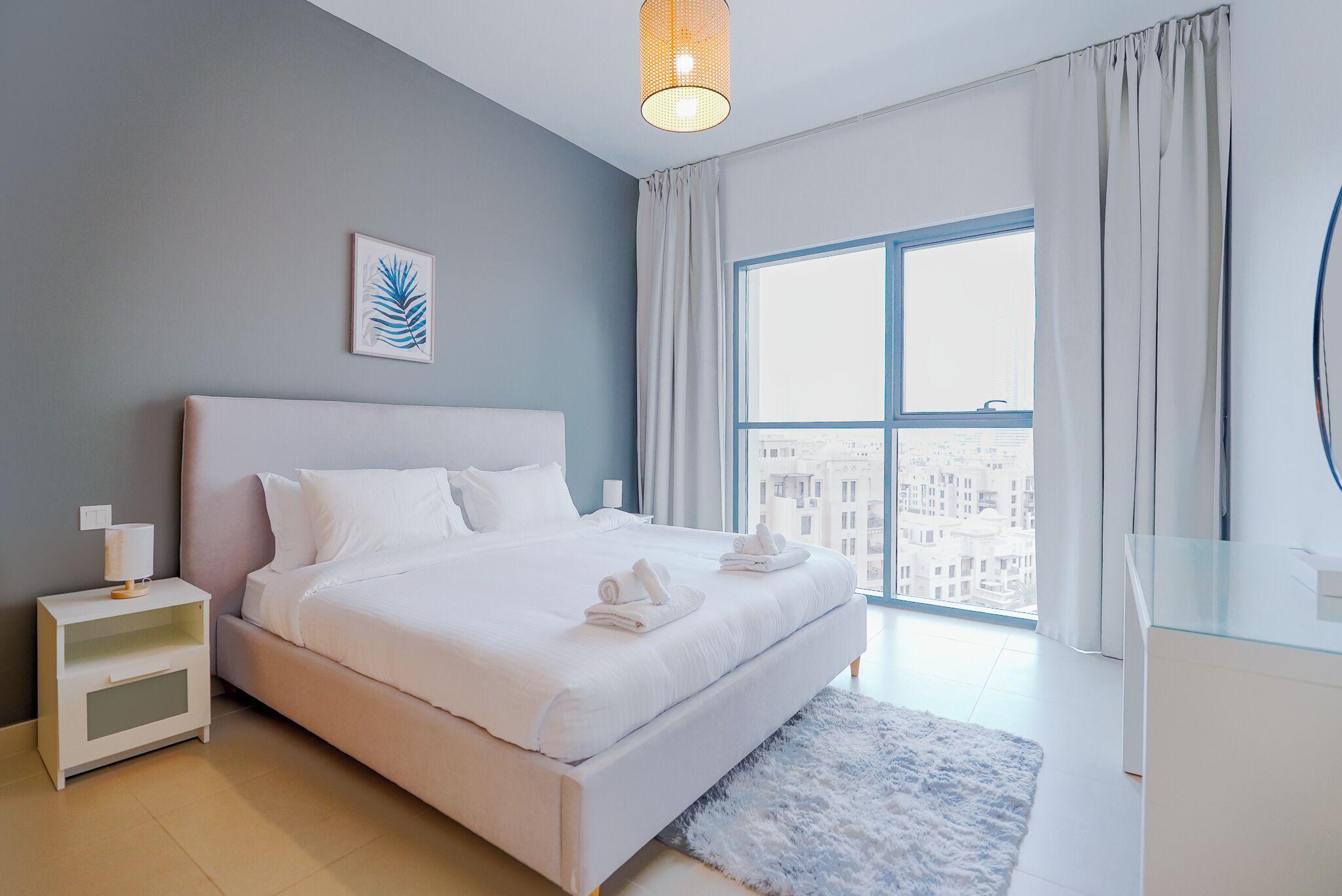 Lägenhet Deluxe - balkong - utsikt mot staden | Strykjärn/strykbräda och gratis wi-fi