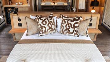 Luxury Suite, River View | Free minibar items, in-room safe, desk, free WiFi