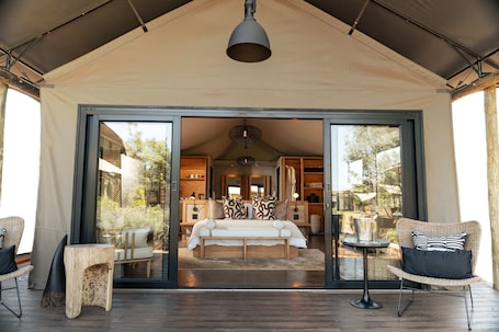 Family Villa, River View | Terrace/patio. Nzovu Rundu Luxury Camp