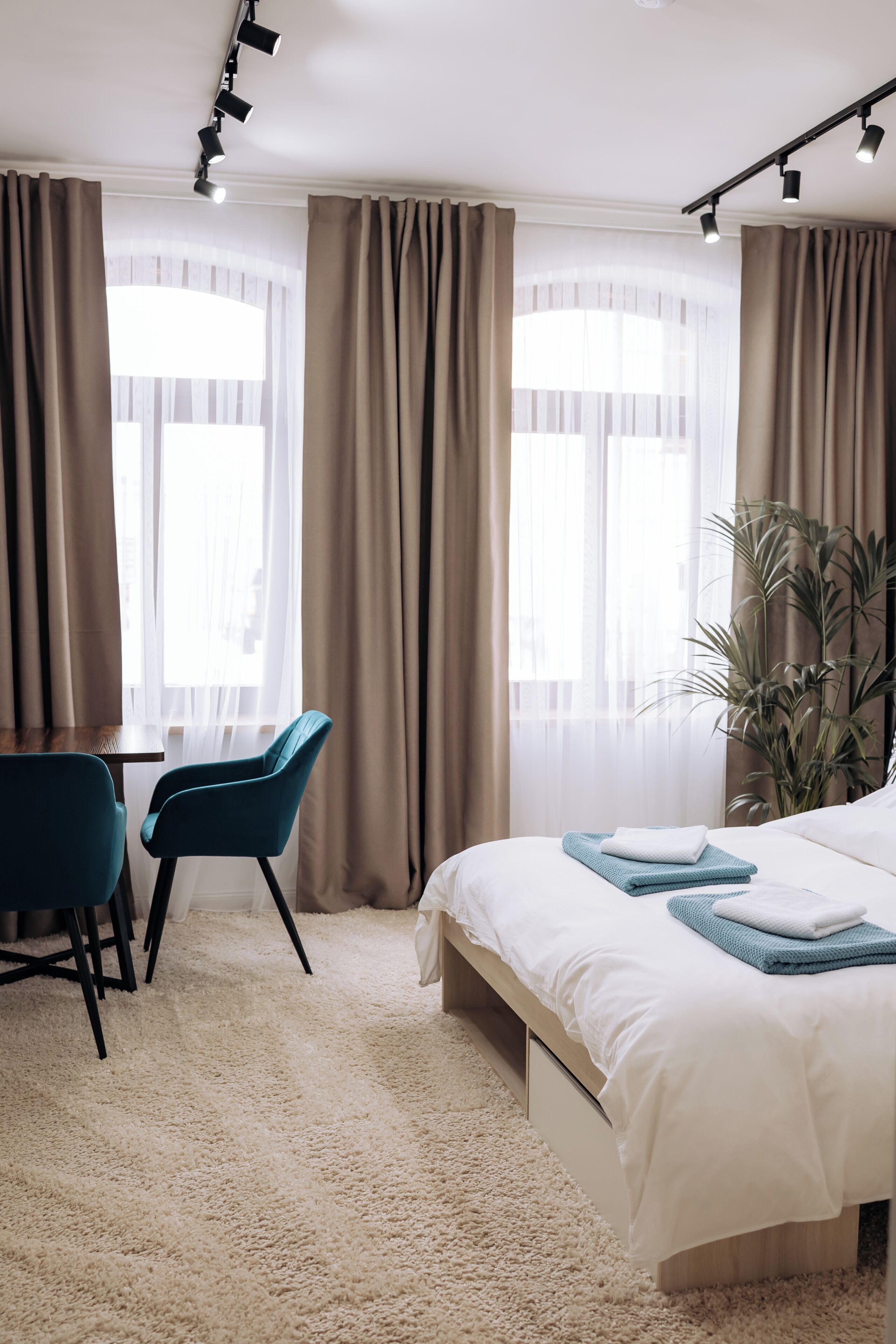 Deluxe Apartment, Patio, City View | Desk, laptop workspace, iron/ironing board, free WiFi