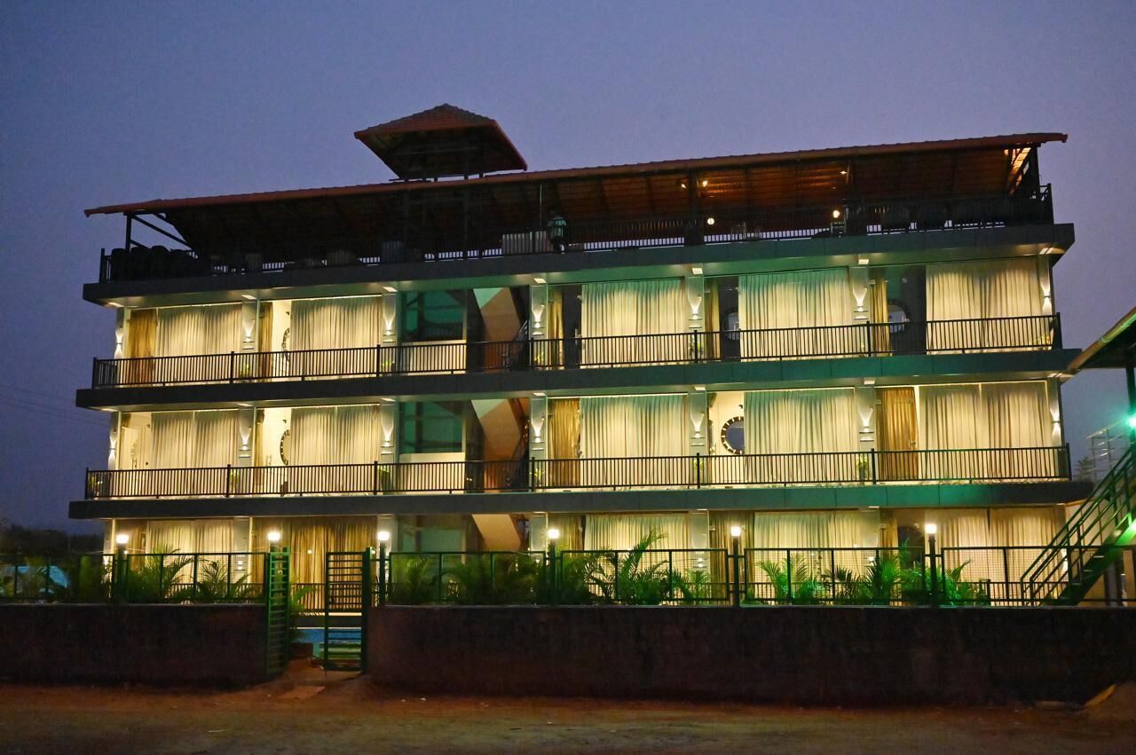 Fassade der Unterkunft