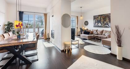 Exklusives Loft mit Kamin, privater Terrasse, Balkon und WLAN in Bad Salzuflen