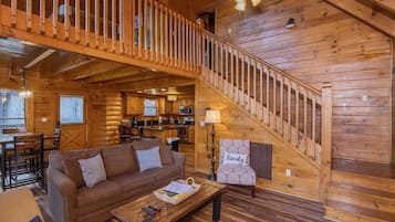 TV connectée, cheminée, jeux vidéo, lecteur de DVD