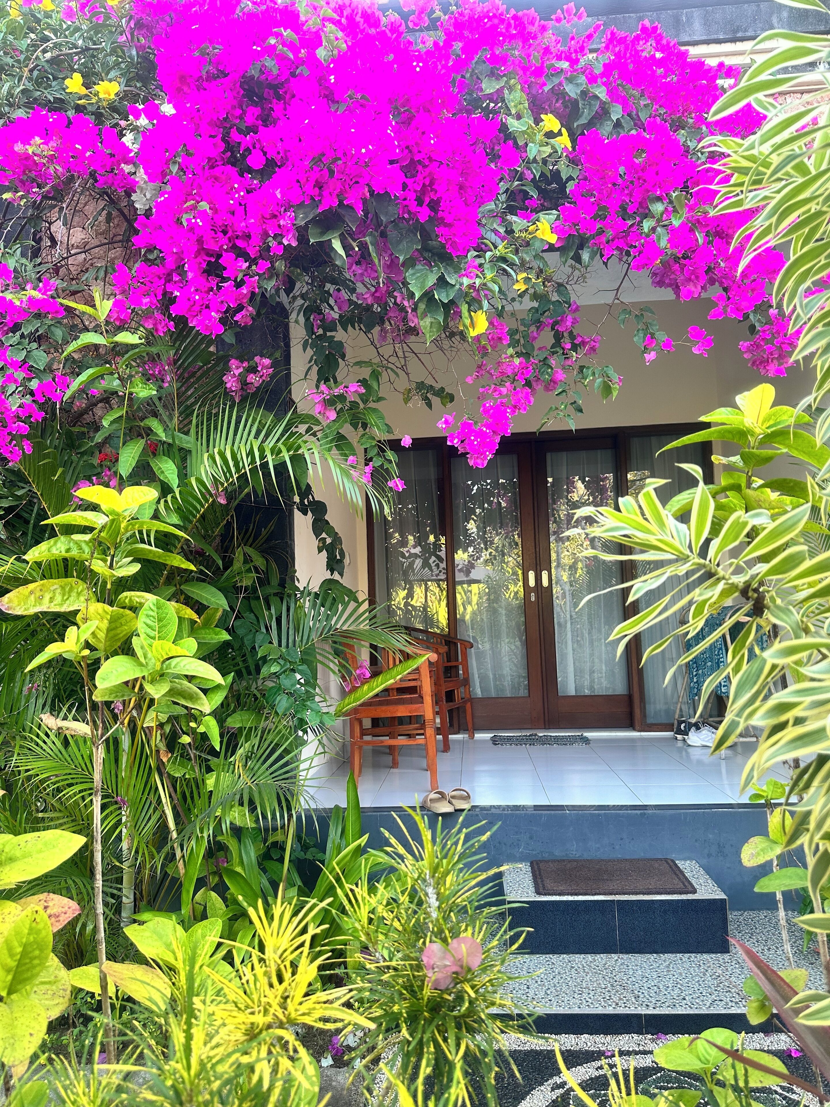 Double Room, Pool View | Terrace/patio