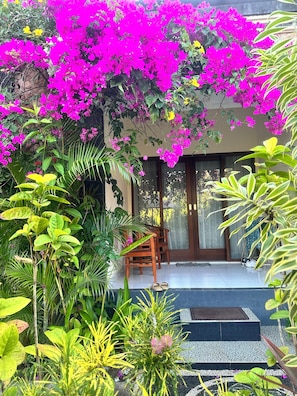 Double Room, Pool View | Terrace/patio - Villa Luwih Pandawa (Kutuh)