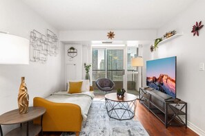 Desk, iron/ironing board, travel crib, WiFi