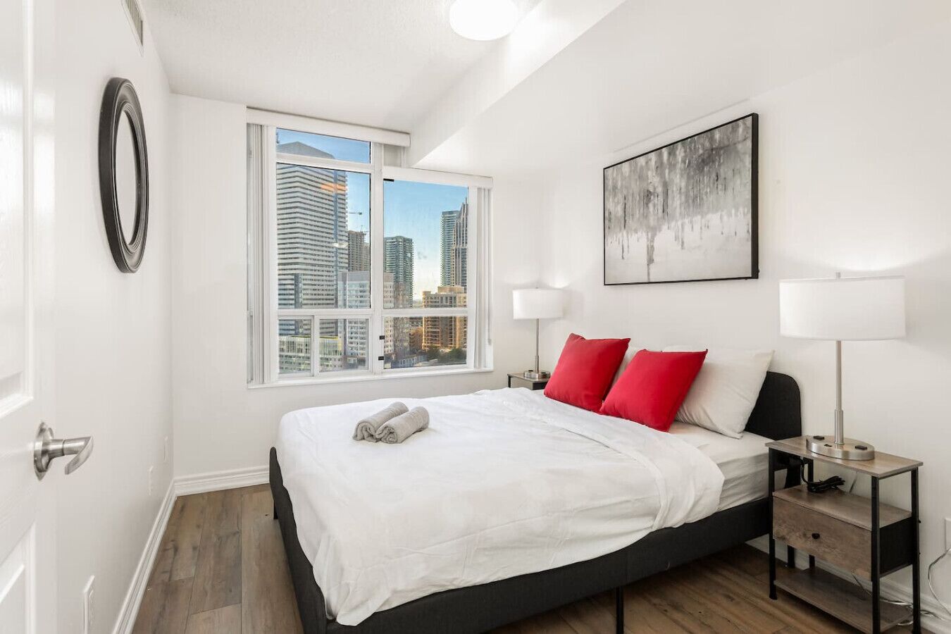 Desk, iron/ironing board, travel crib, WiFi