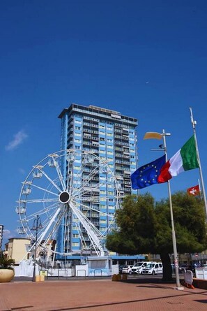 Overnatningsstedets facade