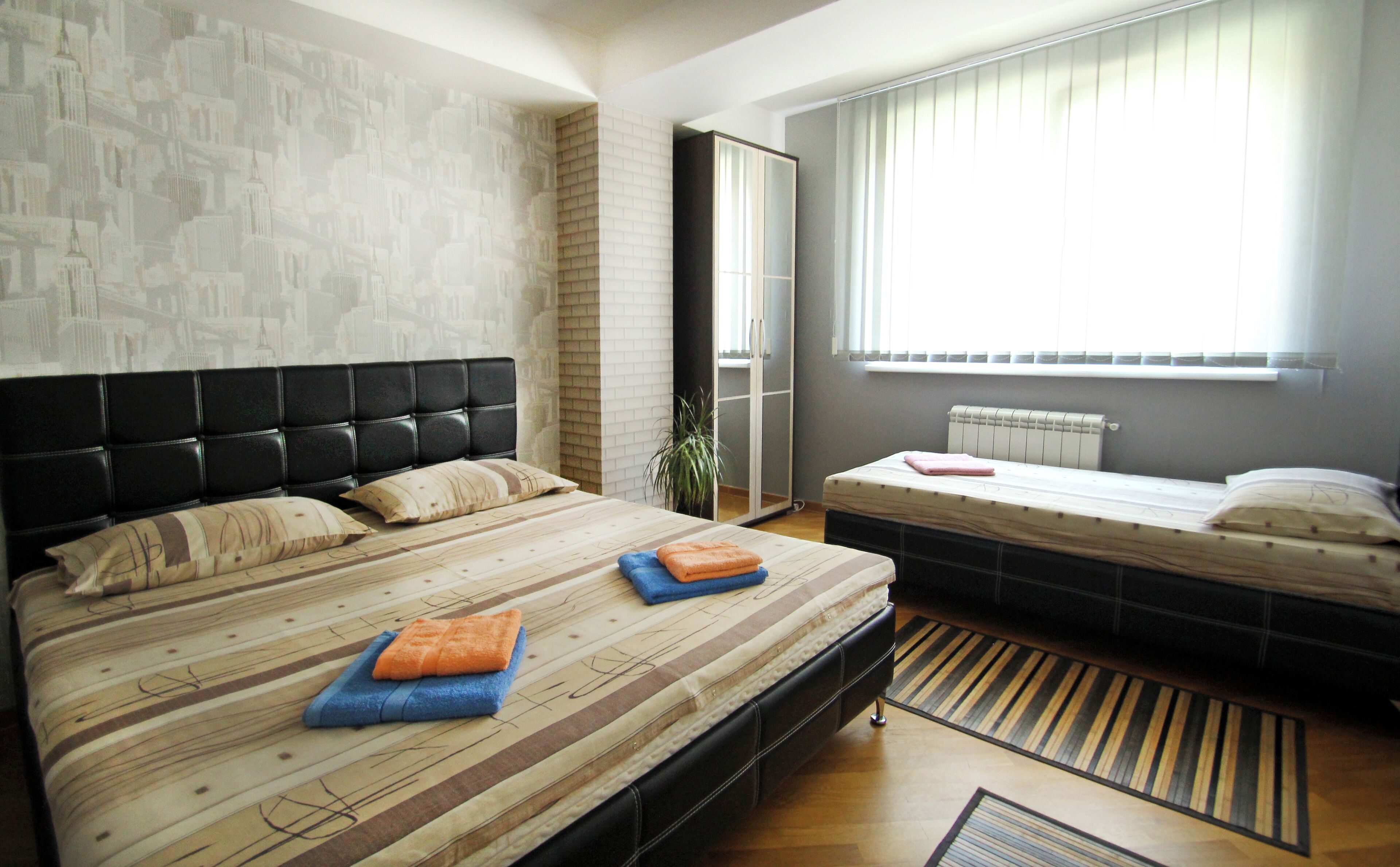 1 bedroom, iron/ironing board, Internet, bed sheets