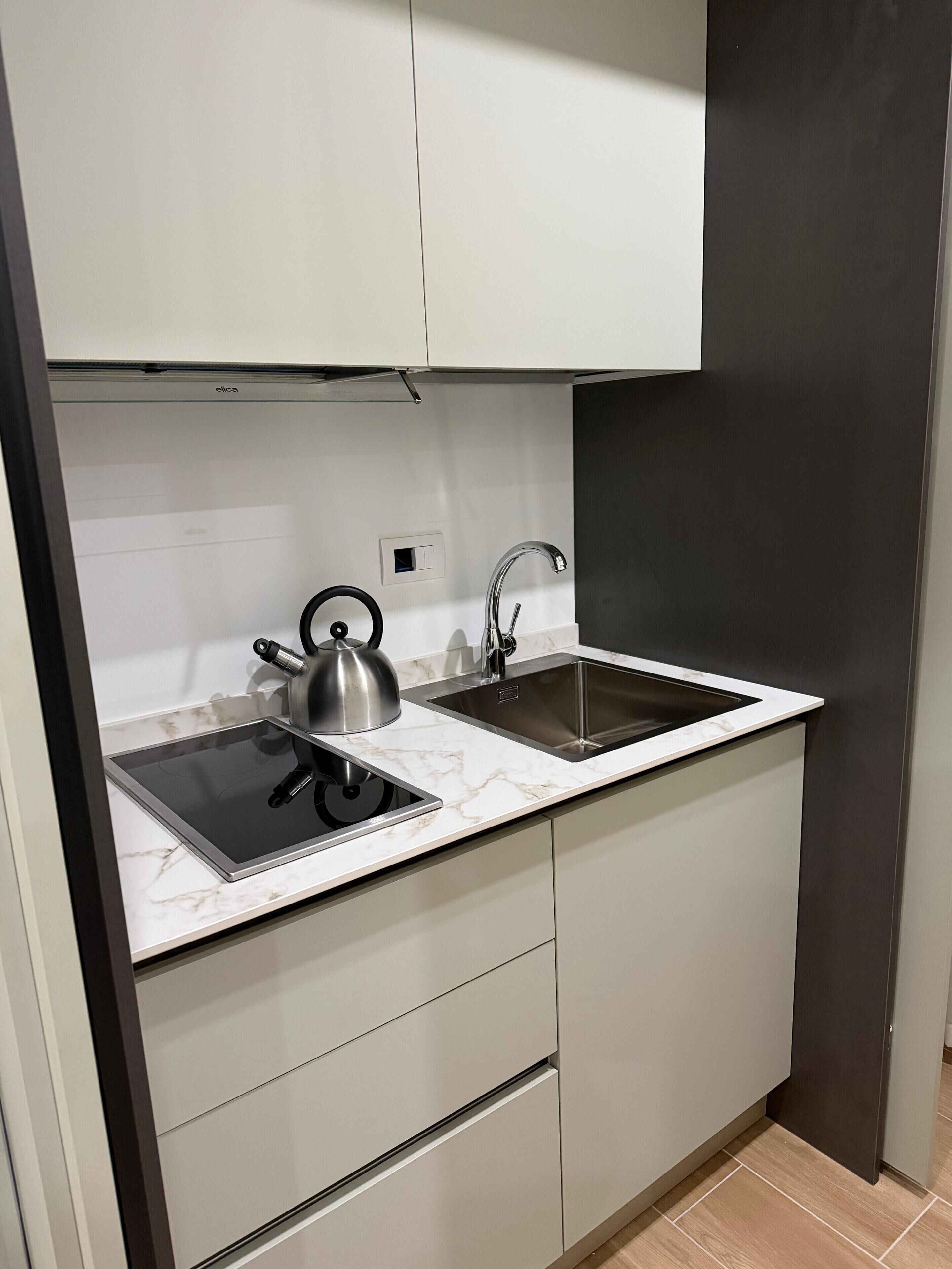 Dobbeltrom – premium, bakgårdsutsikt | Eget kjøkken