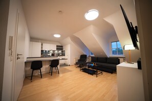 Living area - Apartment Markt32 - Modern & central in Ostheim (Ostheim vor der Rhön)