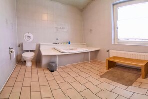 Een douche, een haardroger