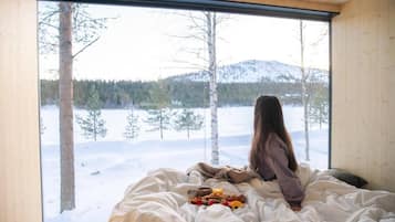 Vue depuis lâhĂ©bergement