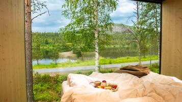 Kamar Double, pemandangan danau | Kedap suara dan setrika/meja setrika