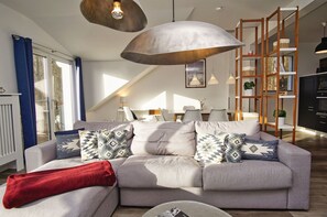 TV, stereo - Modern vacation apartment with sauna - Residence Waldidyll FeWo Waldloft - (Sellin)