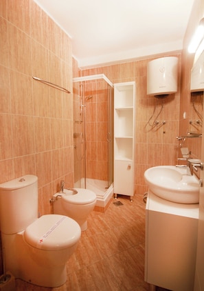 Hair dryer, towels, soap, toilet paper - Standard 1-bedroom apartment in Strong Center of Belgrade with Private Garage (Beograd)
