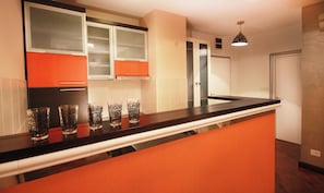 Dining - Standard 1-bedroom apartment in Strong Center of Belgrade with Private Garage (Beograd)