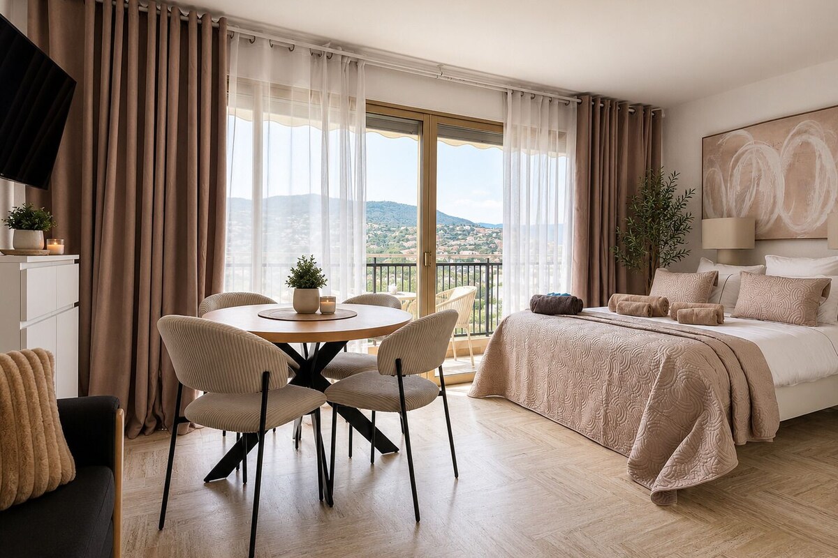 Studio 1601 top floor vue montagne | Living area