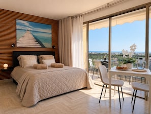Studio 905 Deluxe vue mer | Área de sala de estar