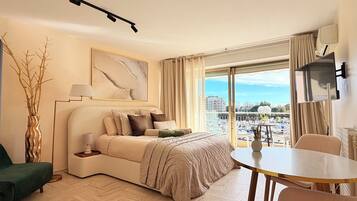 Studio 104 Deluxe vue marina | Zona de estar