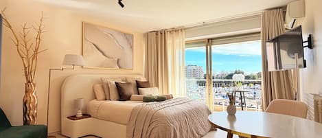 Studio 104 Deluxe vue marina | 客廳