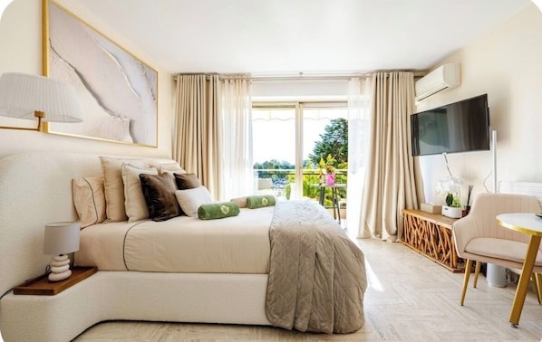 Studio 104 Deluxe vue marina | Aire de séjour