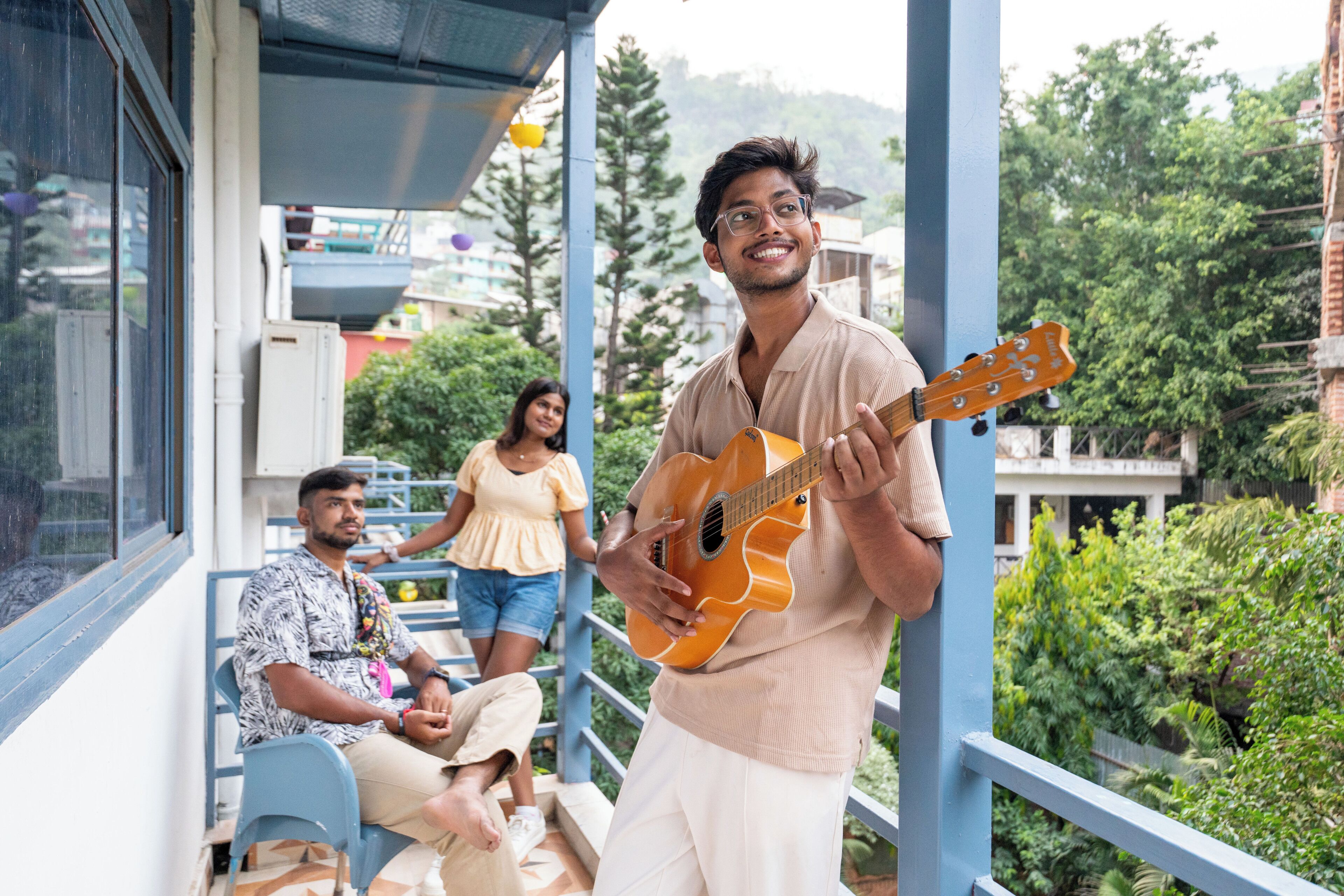 Bed in 6 Bed Mixed Dorm with Balcony | Balcony view