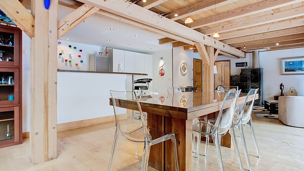 Dining - 2 CHALET - Spacieux chalet au calme (Praz-sur-Arly)