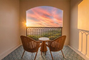 Habitación doble Premium, vista al océano | Balcón