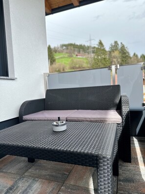 Leilighet – comfort, 2 soverom, fjellutsikt | Terrasse/patio