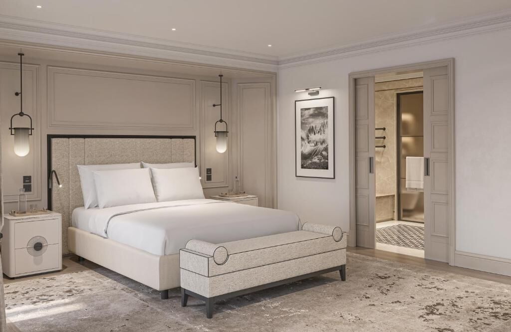 Suite Deluks, pemandangan gunung | Brankas, tirai kedap cahaya, kedap suara, dan Wi-Fi gratis